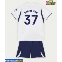 Tottenham Hotspur Micky van de Ven #37 Heimtrikotsatz Kinder 2026-27 Kurzarm (+ Kurze Hosen)